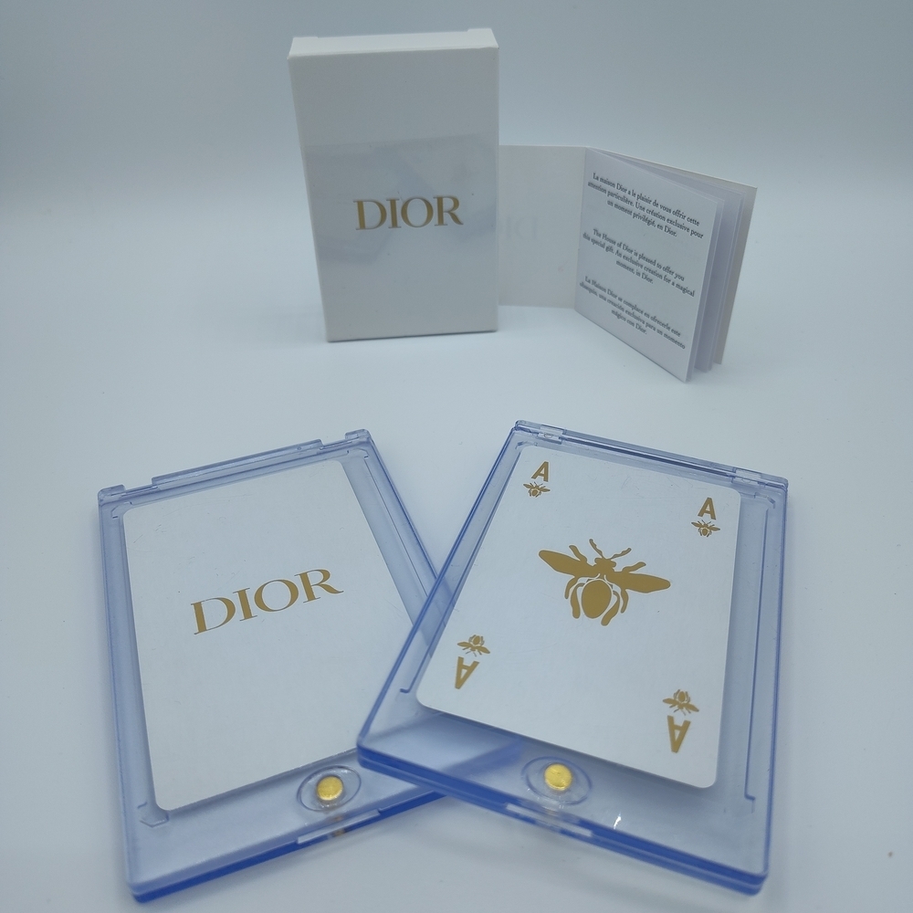 Dior Coffret Exclusive Playing Card | Gold Bee Ace | VIP GWP 2019–2021